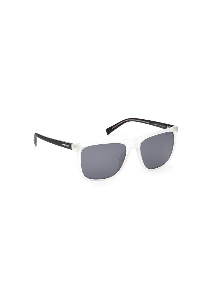 SKECHERS Men's Polarized Square Sunglasses - SE629026D56 - Lens Size: 56 Mm - Image 3
